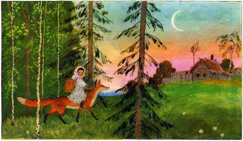 Девочка и лиса (Снегурушка и лиса)