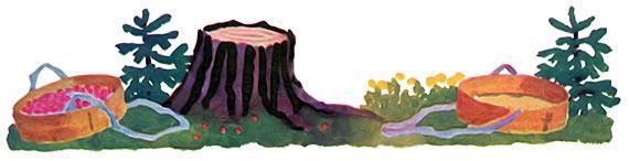 Девушка-берёзка (мордовская сказка) пень