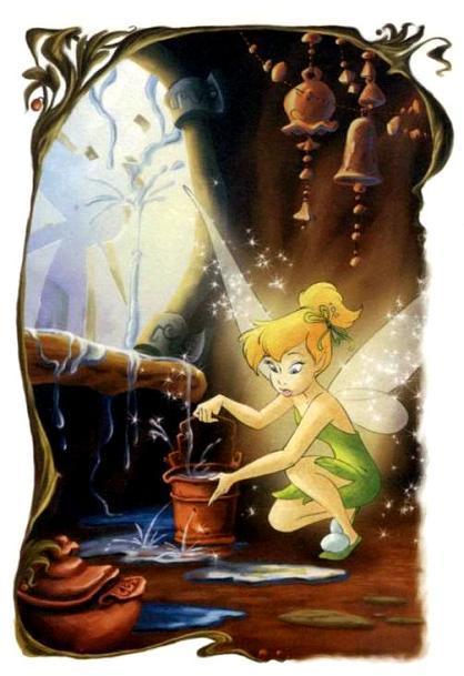 Динь-Динь и верные друзья фея Динь-Динь собирает воду