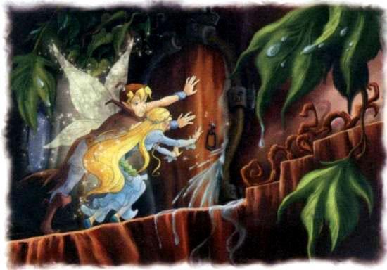 Теренс и Рени держат дверь