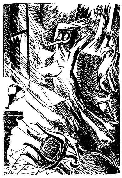 Филифьонка и ветер разбил окно