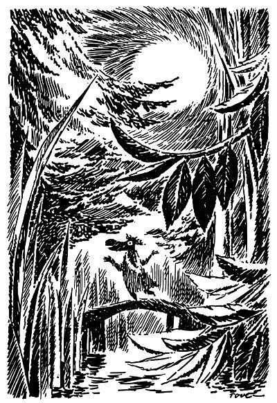 Дитя-невидимка: Хемуль, который любил тишину (сказка) Хемуль на мостике