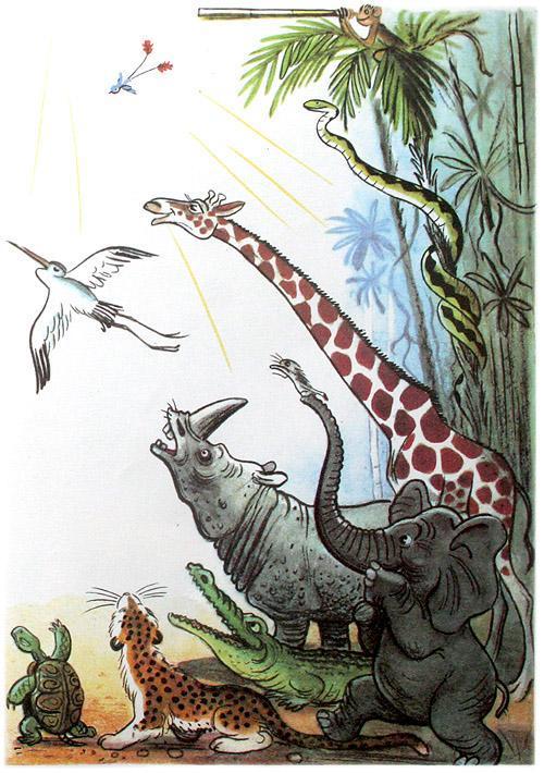 Доктор Айболит (стих-сказка Корнея Чуковского) доктор Айболит животные встречают доктора радость