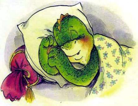 Дракоша спит