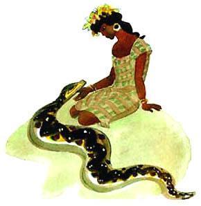 Дух который меняет людей (сказка) девушка и змей