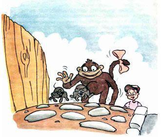 Дядюшка Фистус, или секретные агенты из волшебной страны (сказка) обезьянка на мостовой