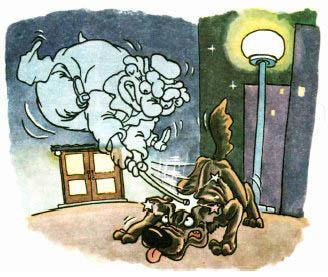 удар пса палкой по голове