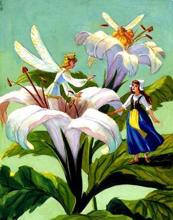 Дюймовочка и принц эльфов