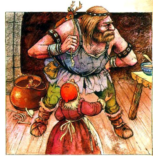 Джек и бобовый стебель (английская сказка) великан вернулся домой