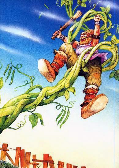 Джек и бобовый стебель (английская сказка) великан падает