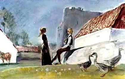 Джоан и хромой гусопас (сказка) Единственным  другом девочки был хромой мальчик-гусопас