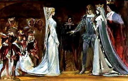 Джоан и хромой гусопас (сказка) Хромой гусопас наигрывал какие-то странные и дивные мелодии, и — о чудо! — обтрепанное платье Джоан превратилось у всех на глазах в роскошные белые одежды