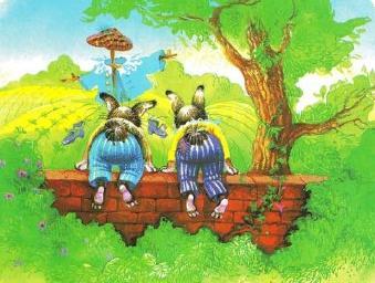 Флопси, Мопси и Ватный Хвост (сказки) два крольченка