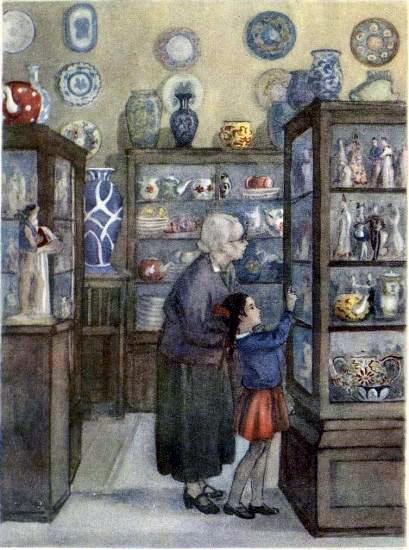 Галия и бабушка в магазине