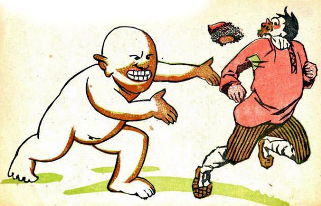 Глиняный парень (Глиняный болван) (сказка) Глиняный парень соскочил с печки и съел дедку