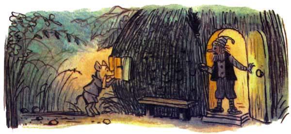 Гном Гномыч ночь во дворе поросенок