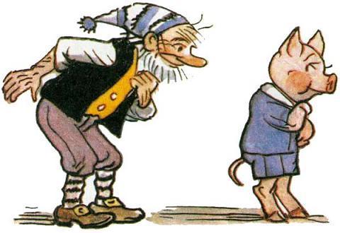 гном и поросенок