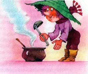 Гном Хёрбе варит кашу