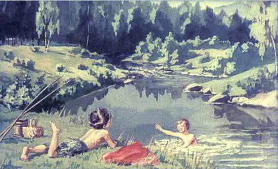 Голубая змейка (сказка) Голубая змейка