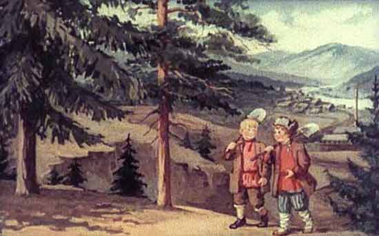 Голубая змейка (сказка) Голубая змейка