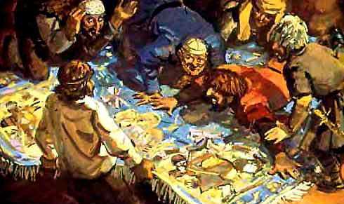 Глянули разбойники на ковёр — так и обомлели