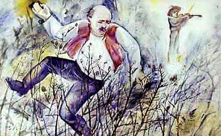 Гонза и скрипка (сказка) А Гонза взял скрипку и заиграл плясовую. И мельник стал плясать.