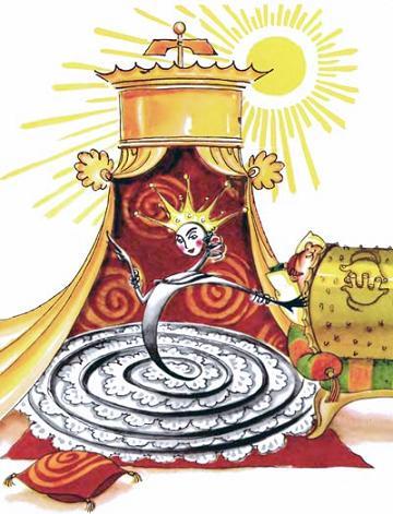 Городок в табакерке (сказка) королева пружина