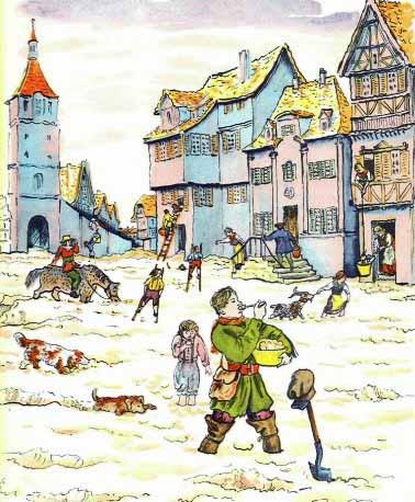 весь город заполнен кашей