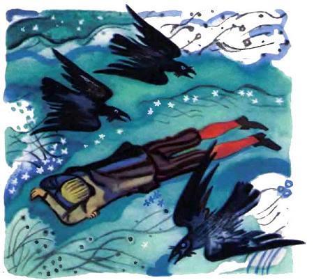 Холодное сердце лежит и вороны кружат