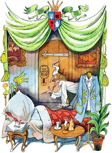 король в покоях  спальне