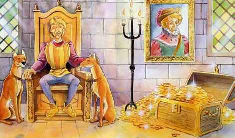 Храбрый портняжка и награда короля сундук золота