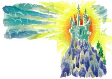 замок на скале