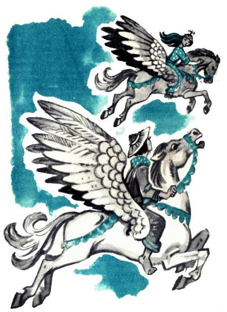 Хуан и Исабель (филиппинская сказка) Крылатые кони