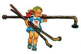 девочка Ниночканесет железные трубы лом