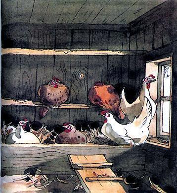 Как маленькой Иде пришлось стать проказницей (повесть) курятник