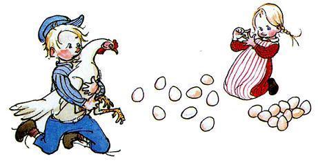 Как маленькой Иде пришлось стать проказницей (повесть) Ида стала считать. В ямке лежало девятнадцать яиц.