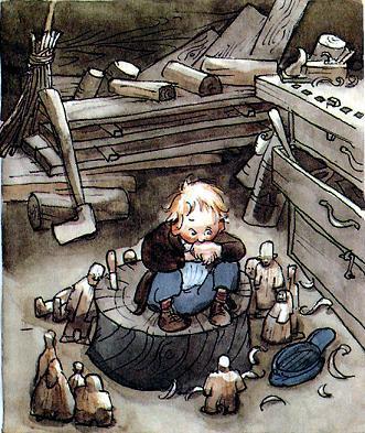 Эмиль в сарае