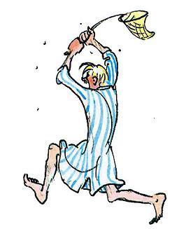 папа Эмиля бегал по кухне, пугая несчастных мух