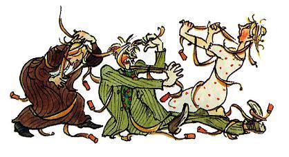 Папа, мама и Лина молча и ожесточенно боролись за то, чтобы высвободиться из липких пут