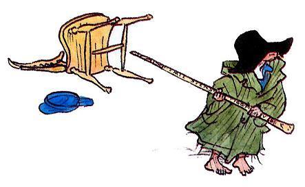 Эмиль переоделся нищим