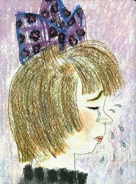 девочка плачет