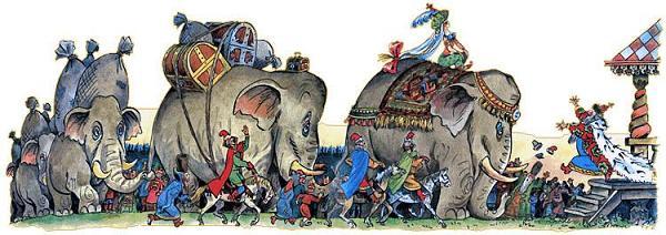 Иван - коровий сын (стих-сказка) караван из слонов иван возвращается домой