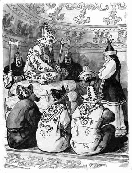 Как Алдар-Косе попал в услужение к Алаша-хану