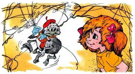 Как Маша нянчила воронят (сказки) Маша и паук