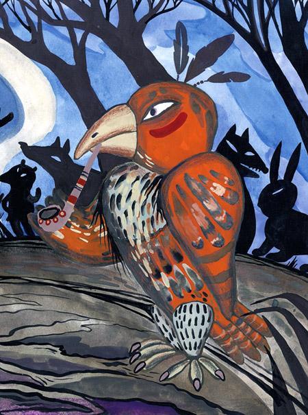 Как черепаха состязалась с лягушкой и орлом