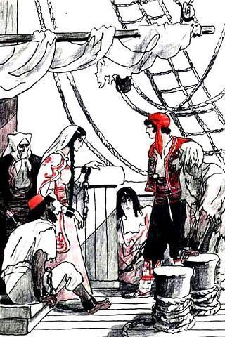 Как купеческий сын по морю ходил (сказка) поднялись на палубу пленники старая старушка и молодая девушка
