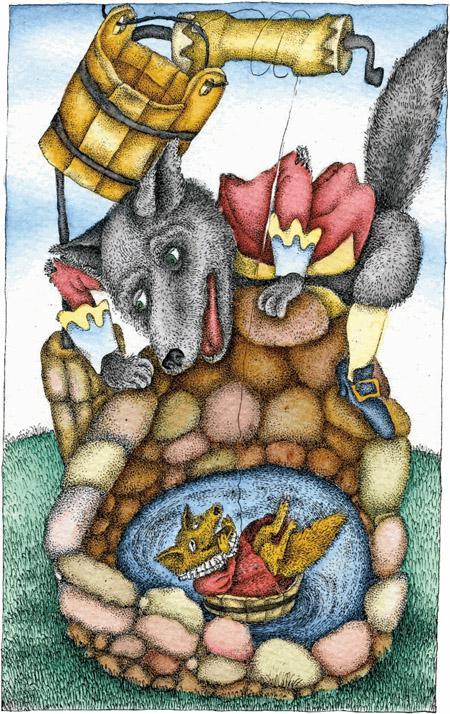 Как волк луну за головку сыра принял 30