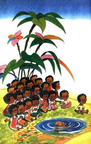 сказка: Каникулы Бонифация дети у озера