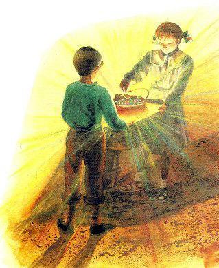 Карбонель (повесть) мальчик и девочка над сверкающими камнями