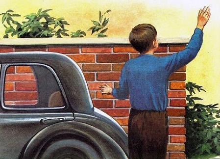 Карбонель (повесть) мальчик машет рукой